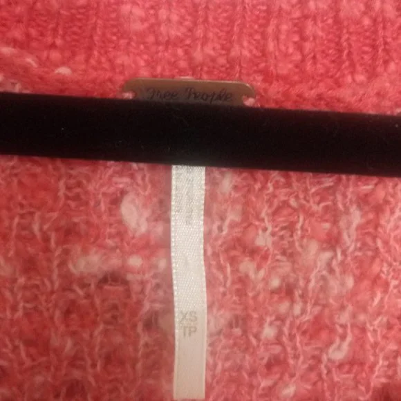 Free People Over Sized Scoop Neck Sweater Size XS - Picture 5 of 7